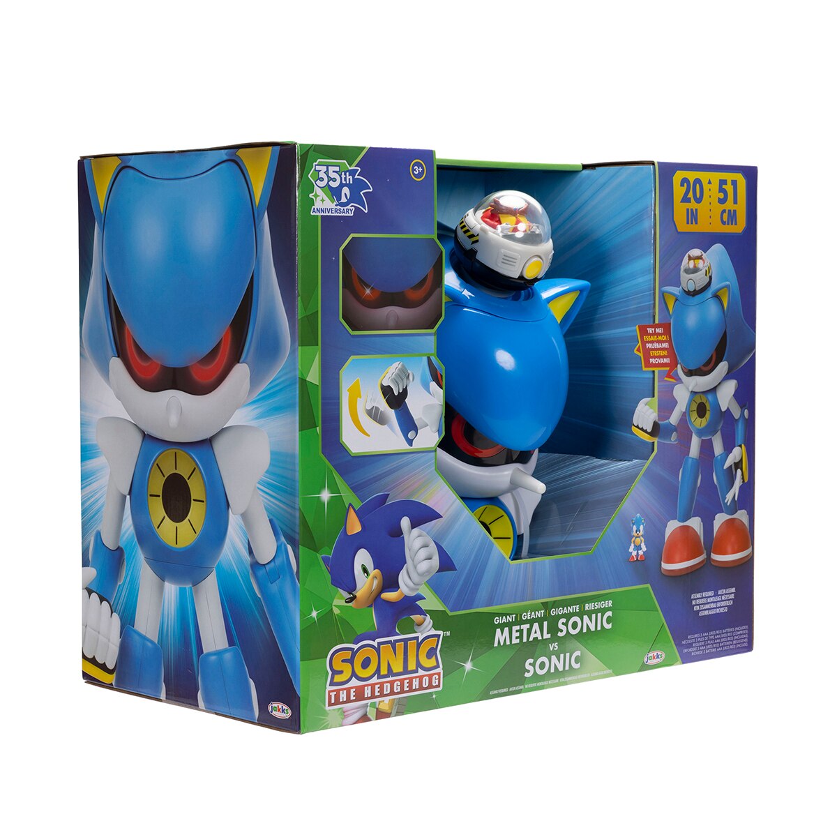Figura Interactiva Sonic 50 cm con Funciones Sonic The Hedgehog  Jakks Pacific 5