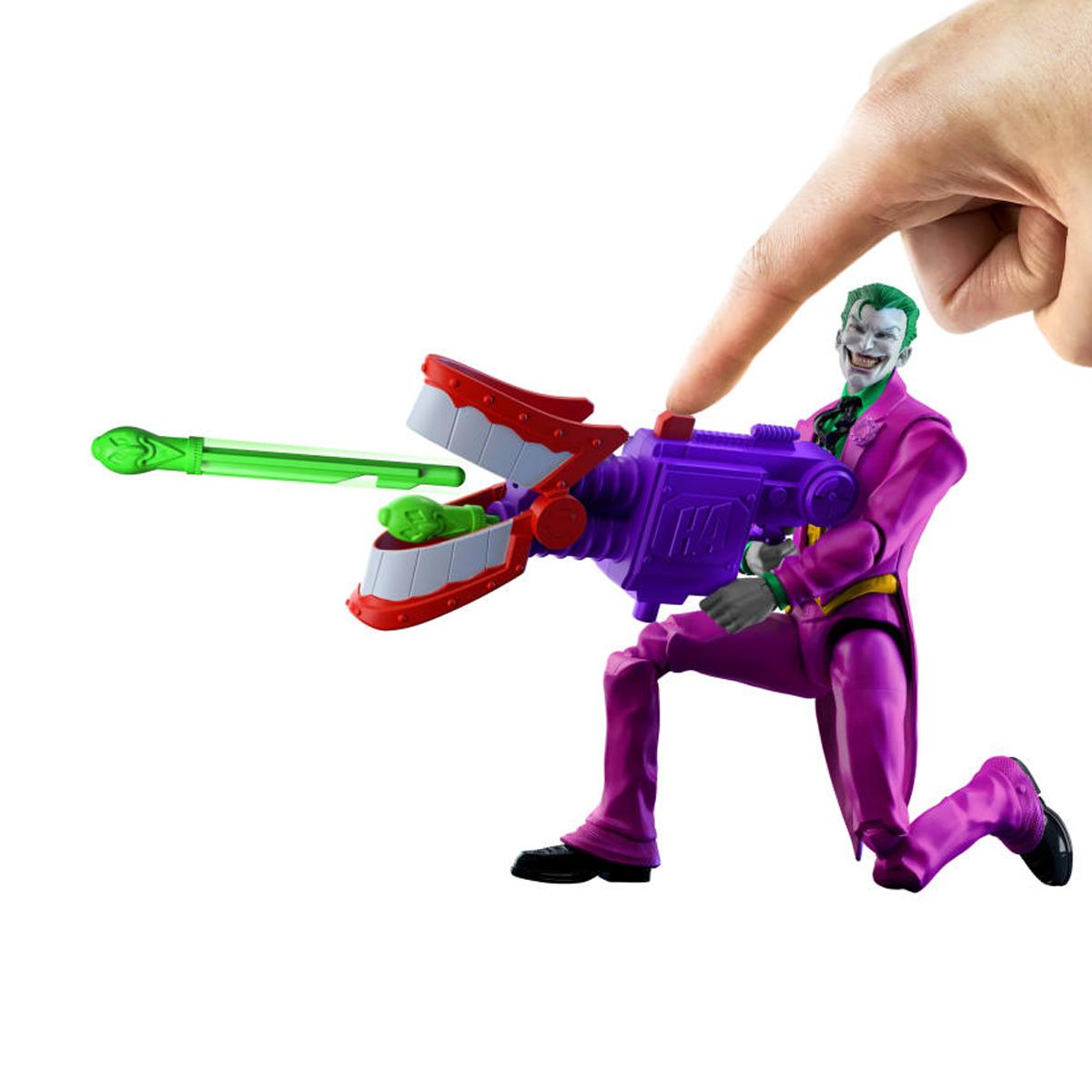 Figura Joker 16 5 cm con 22 articulaciones y arma de dientes castañeteantes Universo DC 3