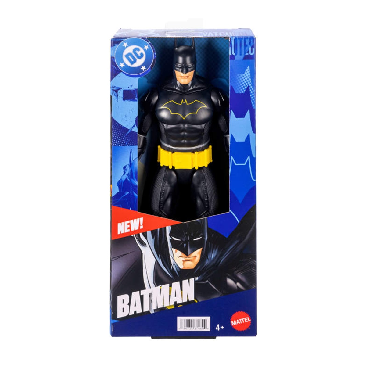 Imagen 6 de Figura Batman 30 cm con capa de tela armadura y 7 puntos de articulación Universo DC