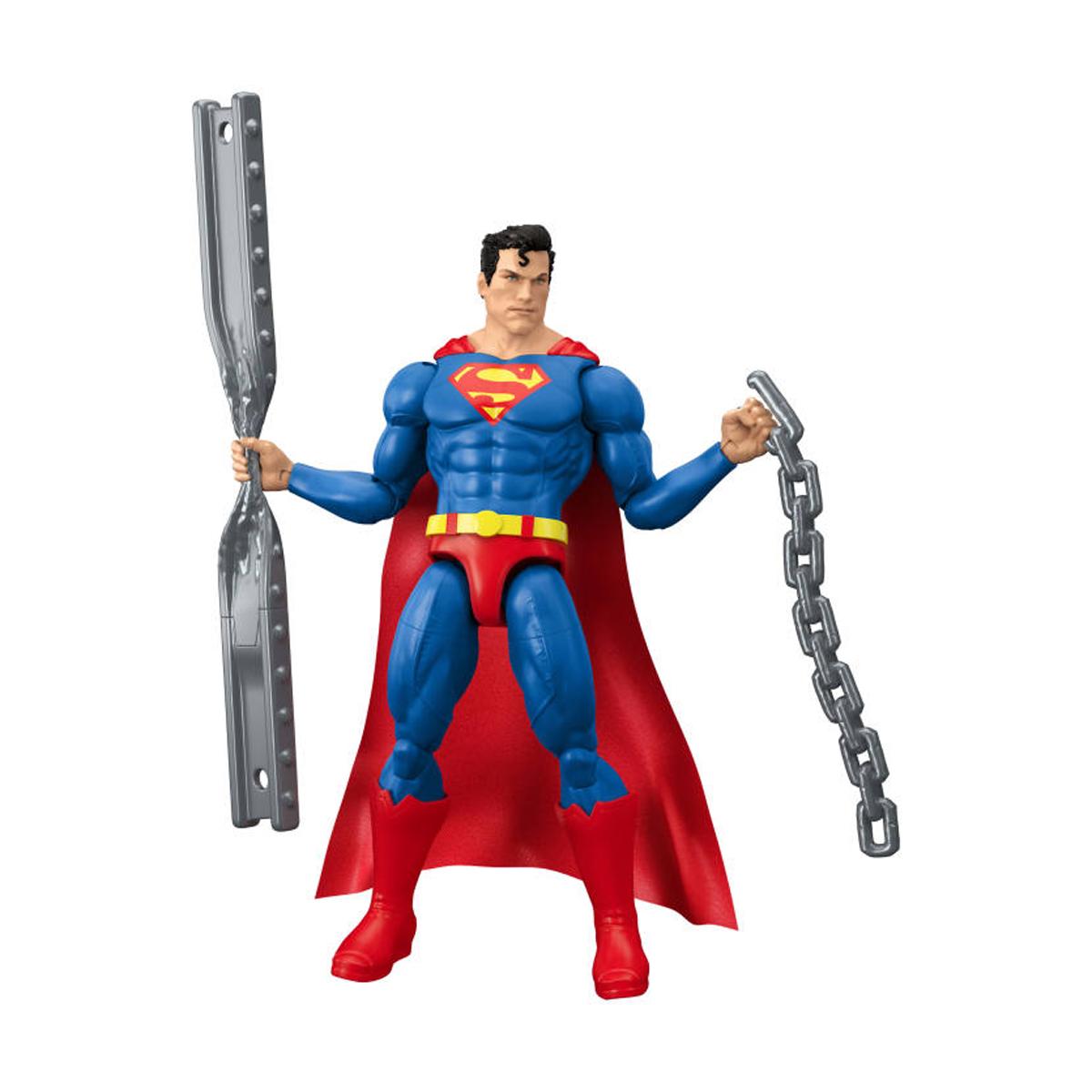 Imagen 1 de Figura Superman Premier 16 5 cm con 22 articulaciones capa de tela armadura y accesorios DC Comics DC