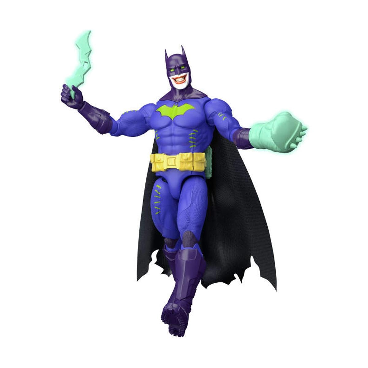Imagen 1 de Figura Batman como Joker Premier 16 5 cm con 22 articulaciones capa de tela accesorios y soporte para armas DC Comics DC