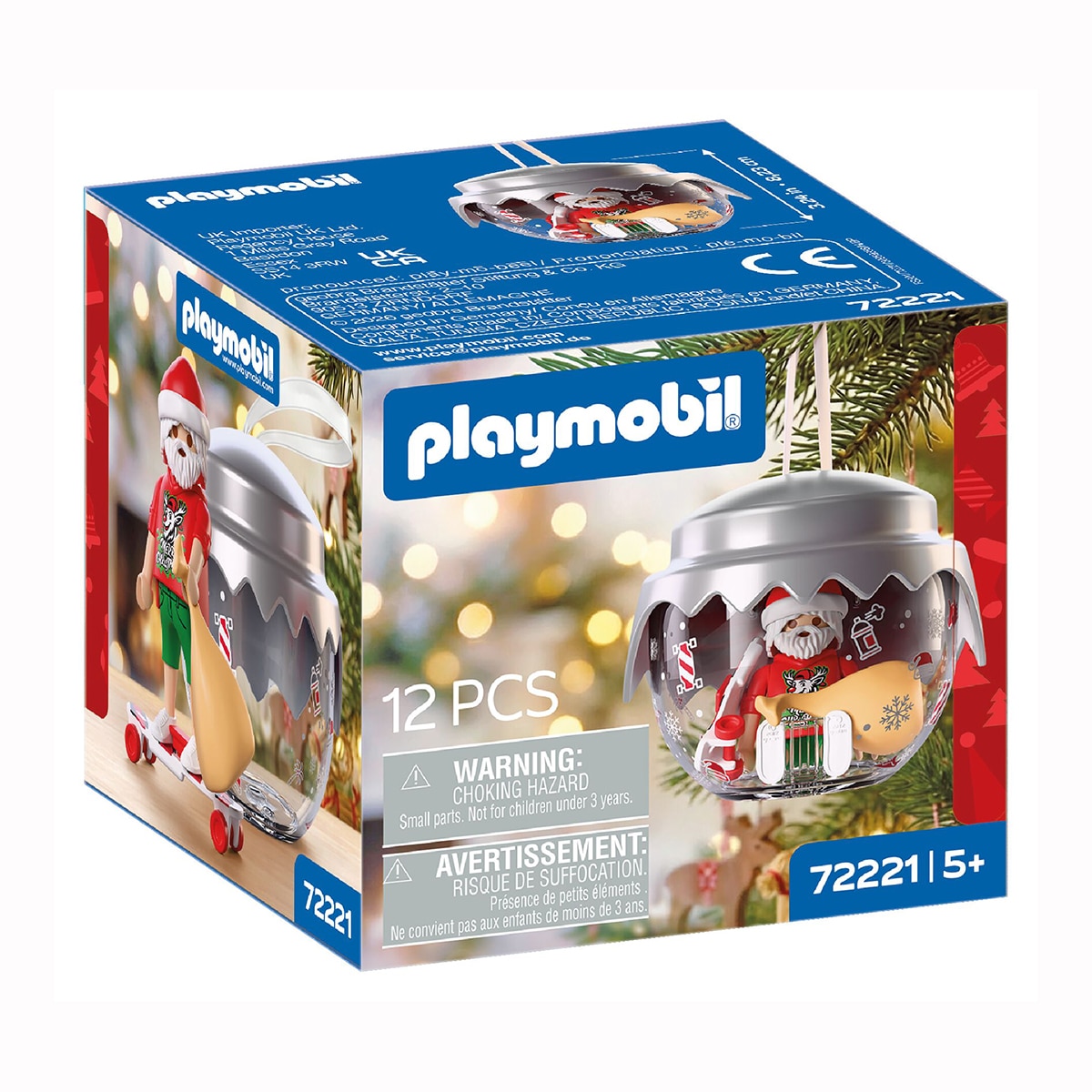 Imagen 1 de Bola navideña Skater Playmobil Christmas