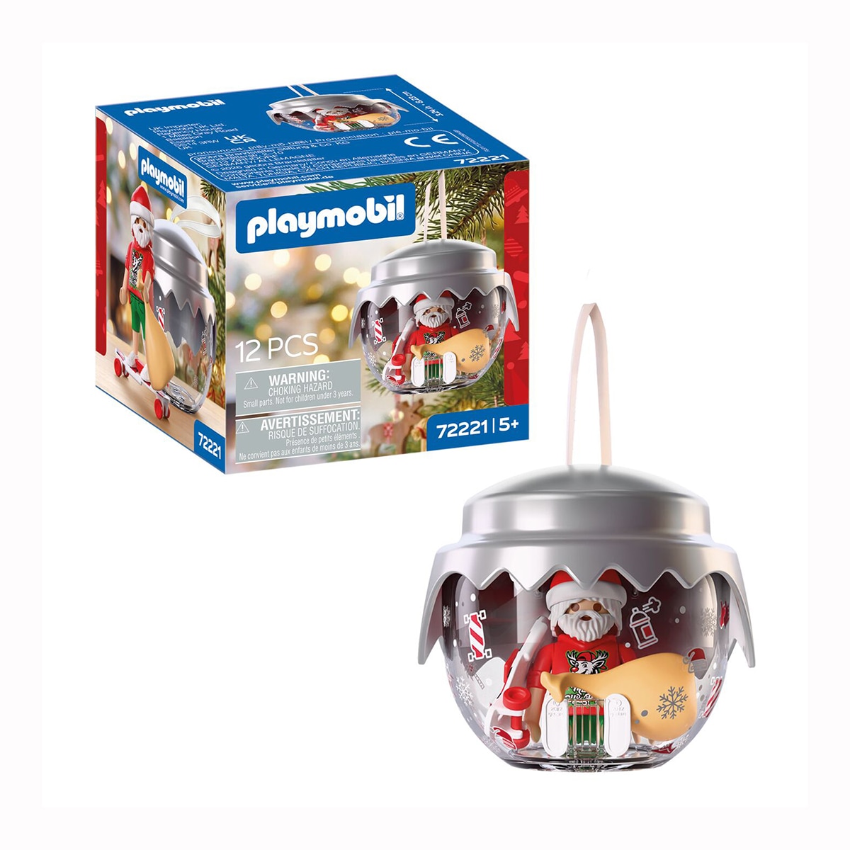 Imagen 2 de Bola navideña Skater Playmobil Christmas