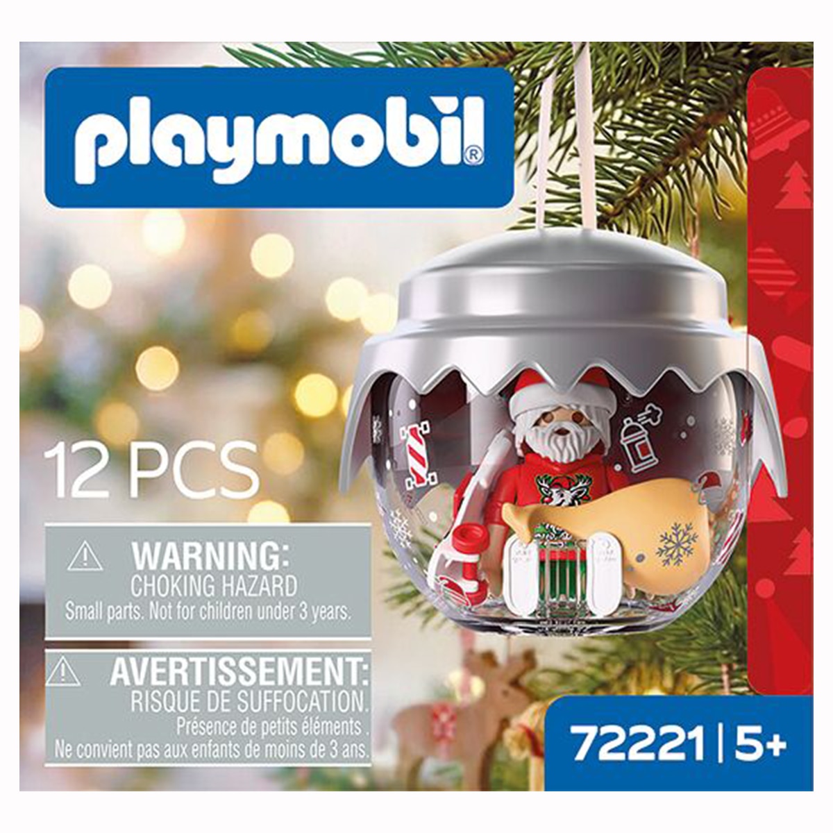 Imagen 4 de Bola navideña Skater Playmobil Christmas