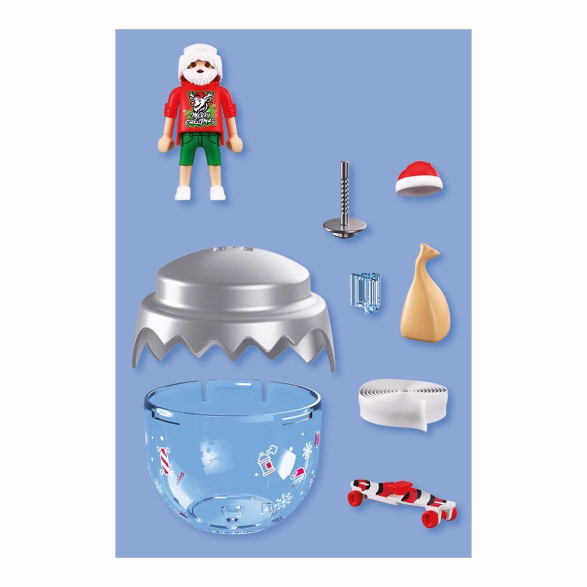 Imagen 6 de Bola navideña Skater Playmobil Christmas