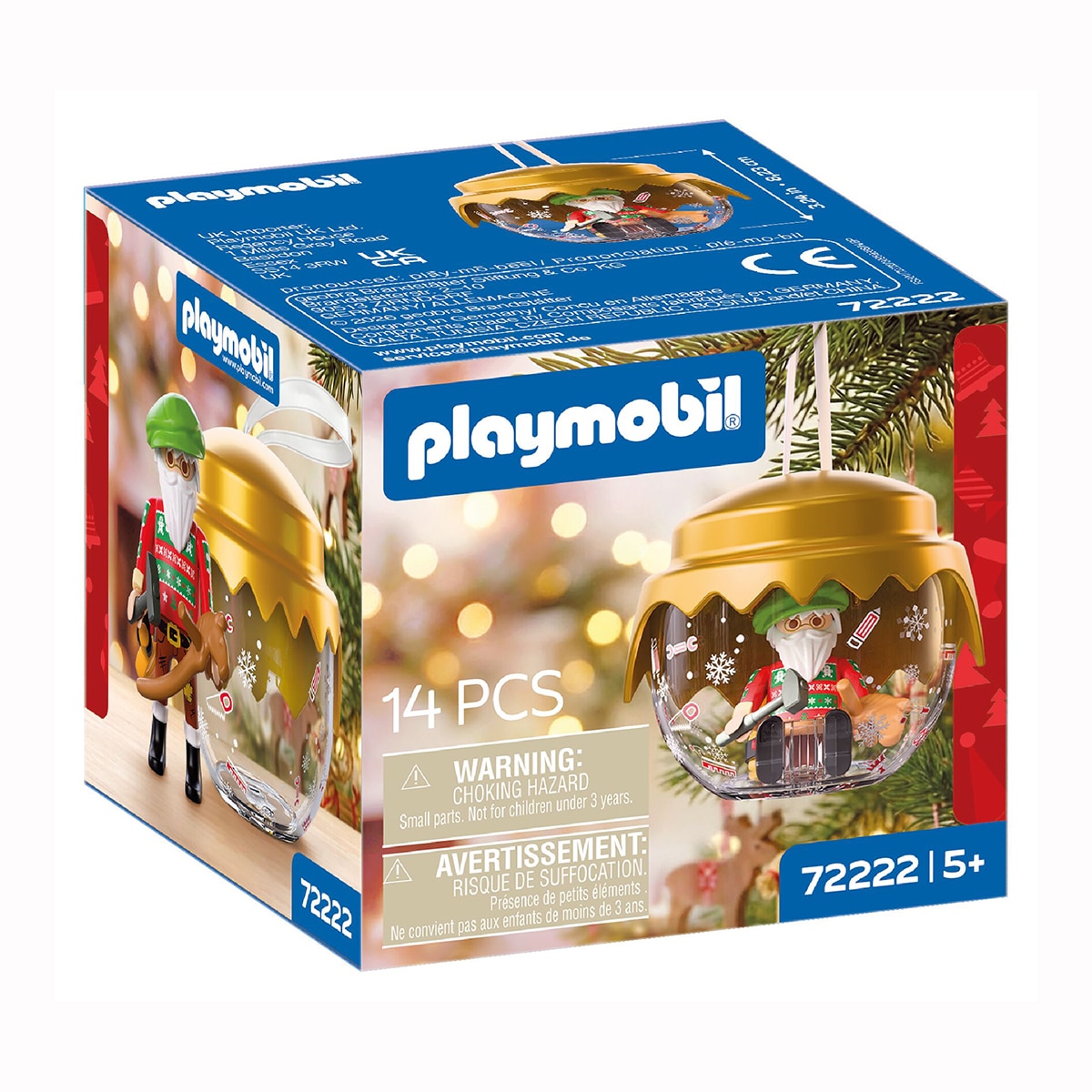 Imagen 1 de Bola navideña Inventor de juegos Playmobil Christmas
