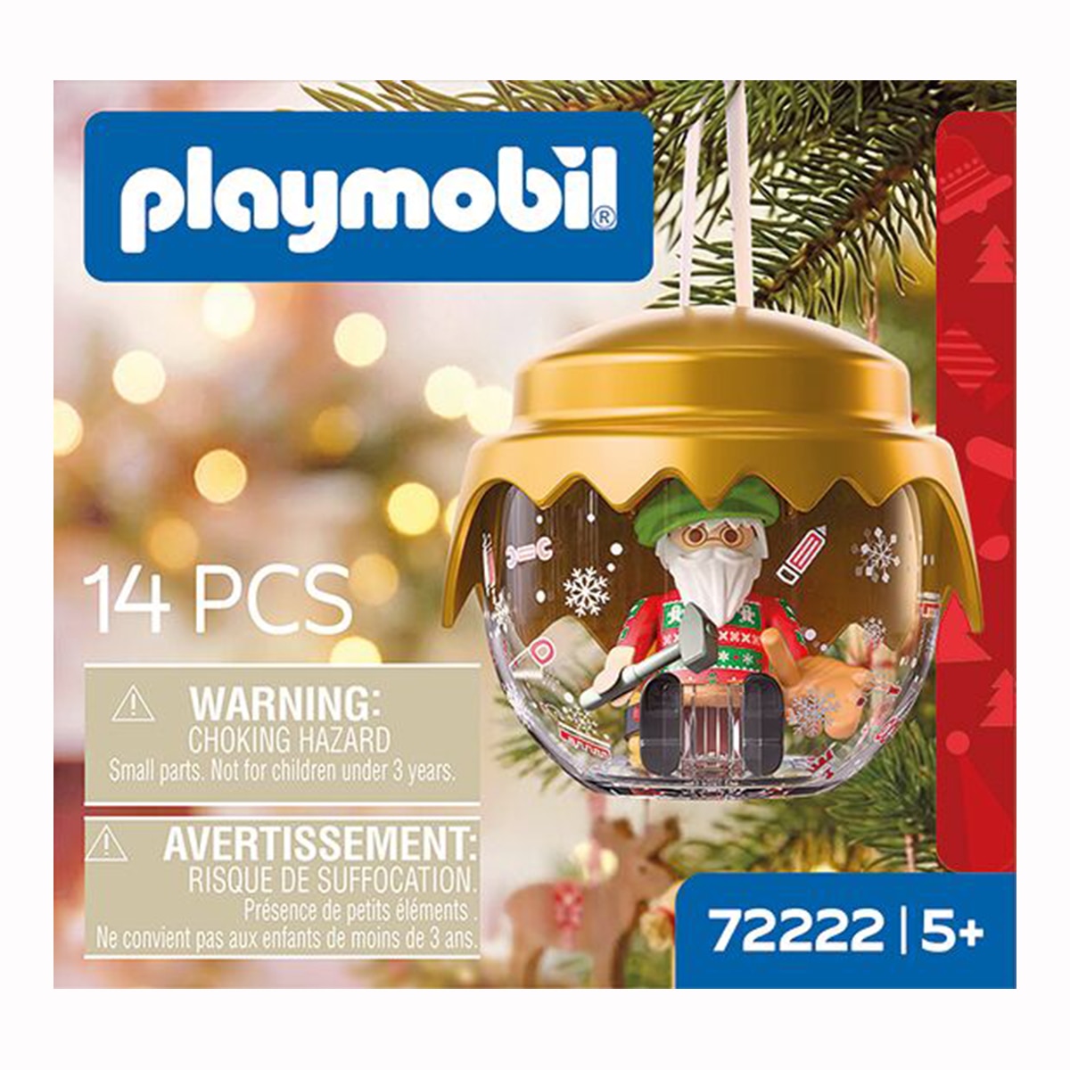 Imagen 4 de Bola navideña Inventor de juegos Playmobil Christmas