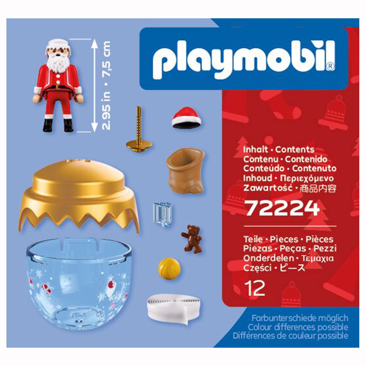 Imagen 3 de Bola navideña Clásica Playmobil Christmas