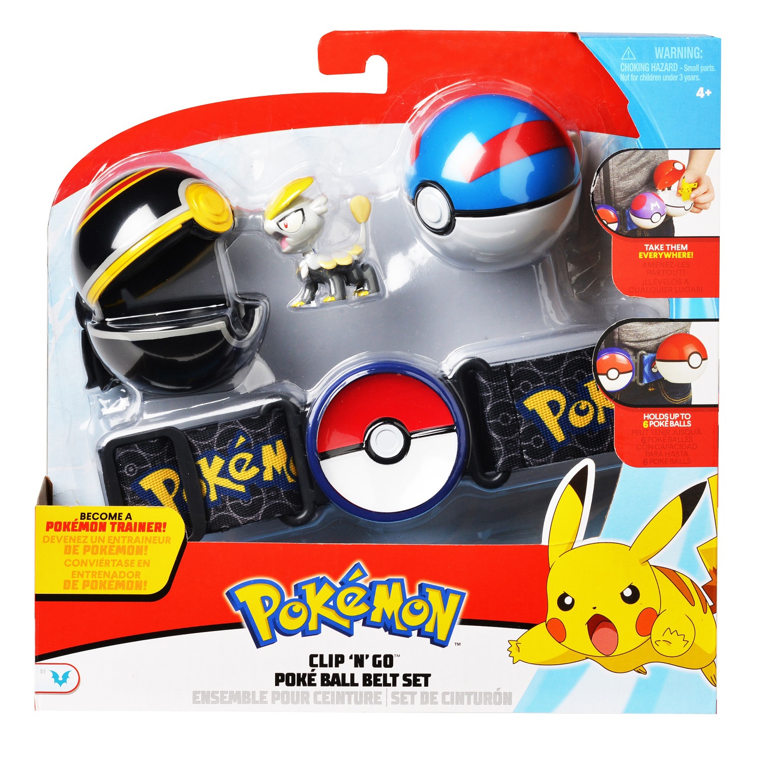 Cinturón pokeball Bola de ataque Pokémon Bizak 2