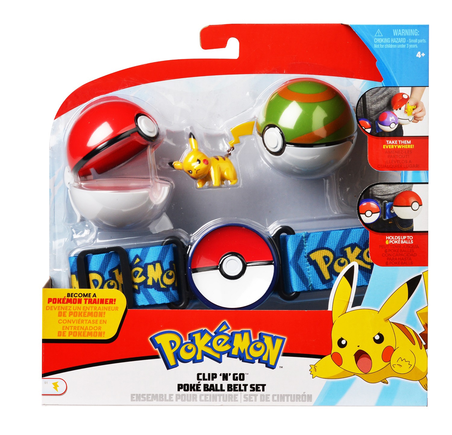 Cinturón pokeball Bola de ataque Pokémon Bizak 3