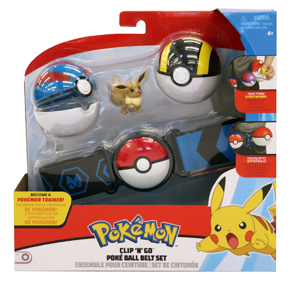 Cinturón pokeball Bola de ataque Pokémon Bizak 4