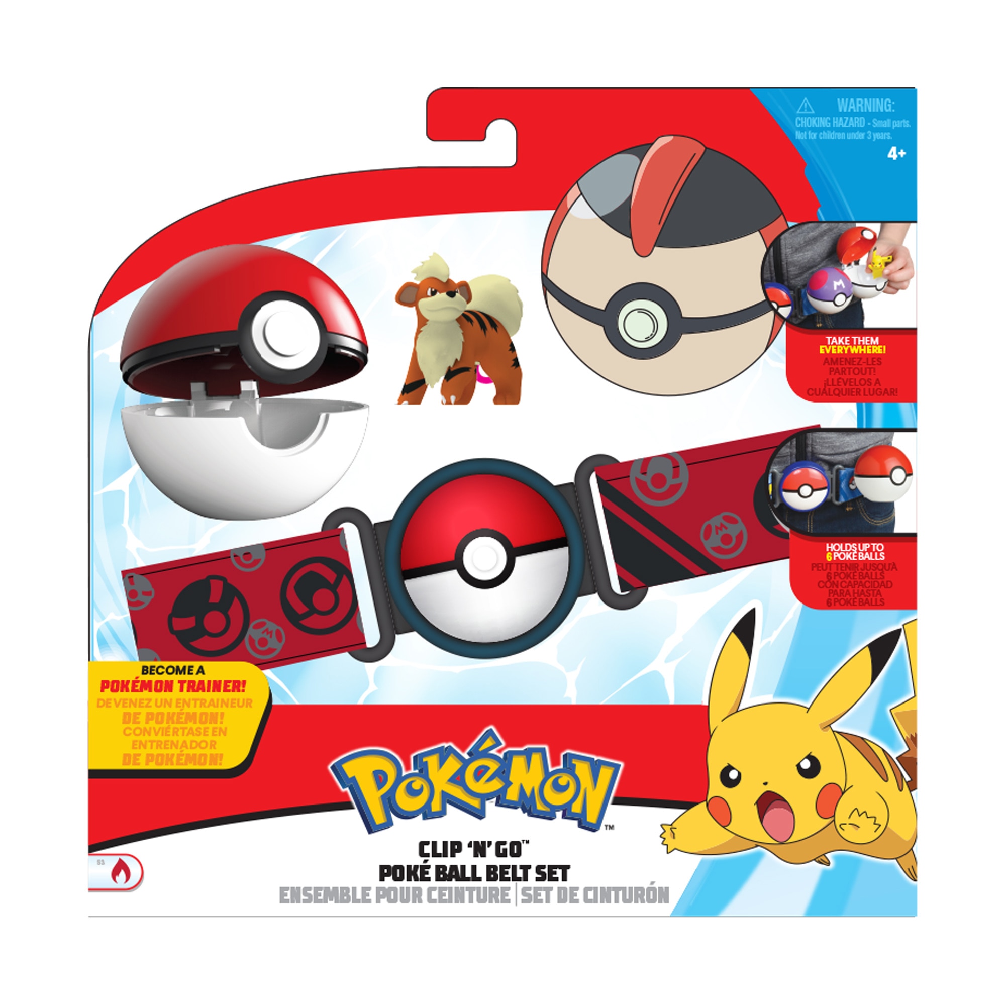 Cinturón pokeball Bola de ataque Pokémon Bizak 11