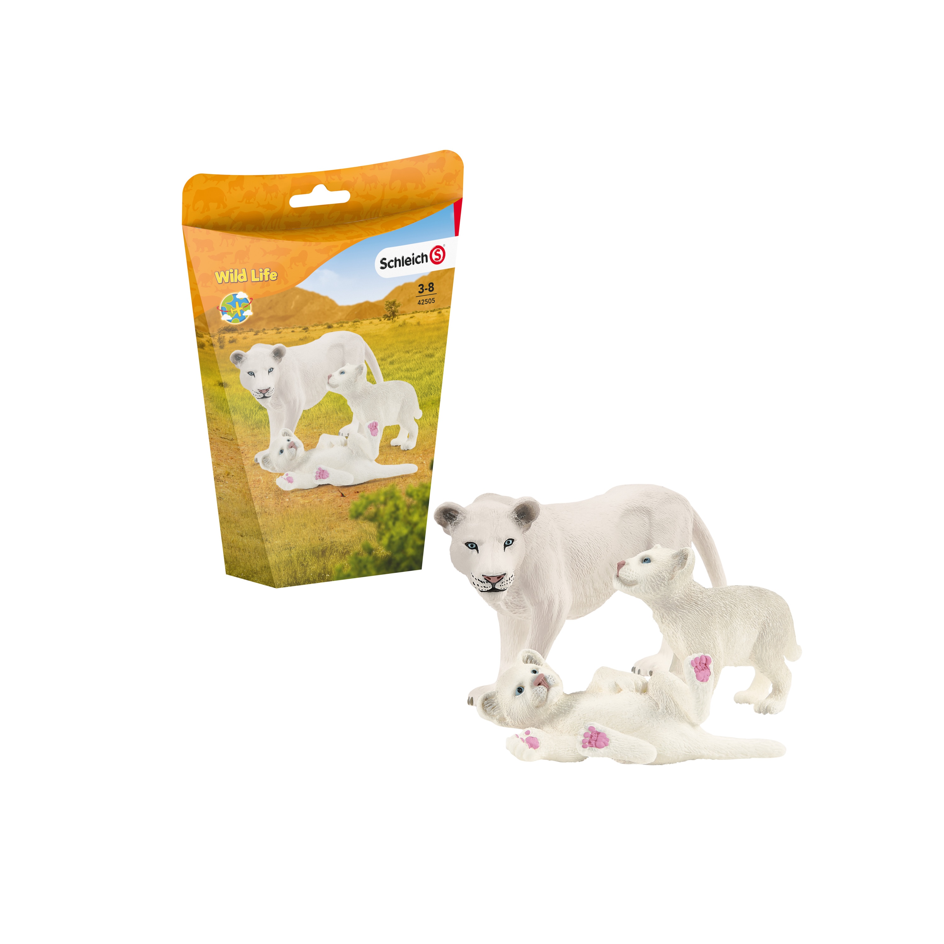 Figura Leona madre con cachorros Schleich 2