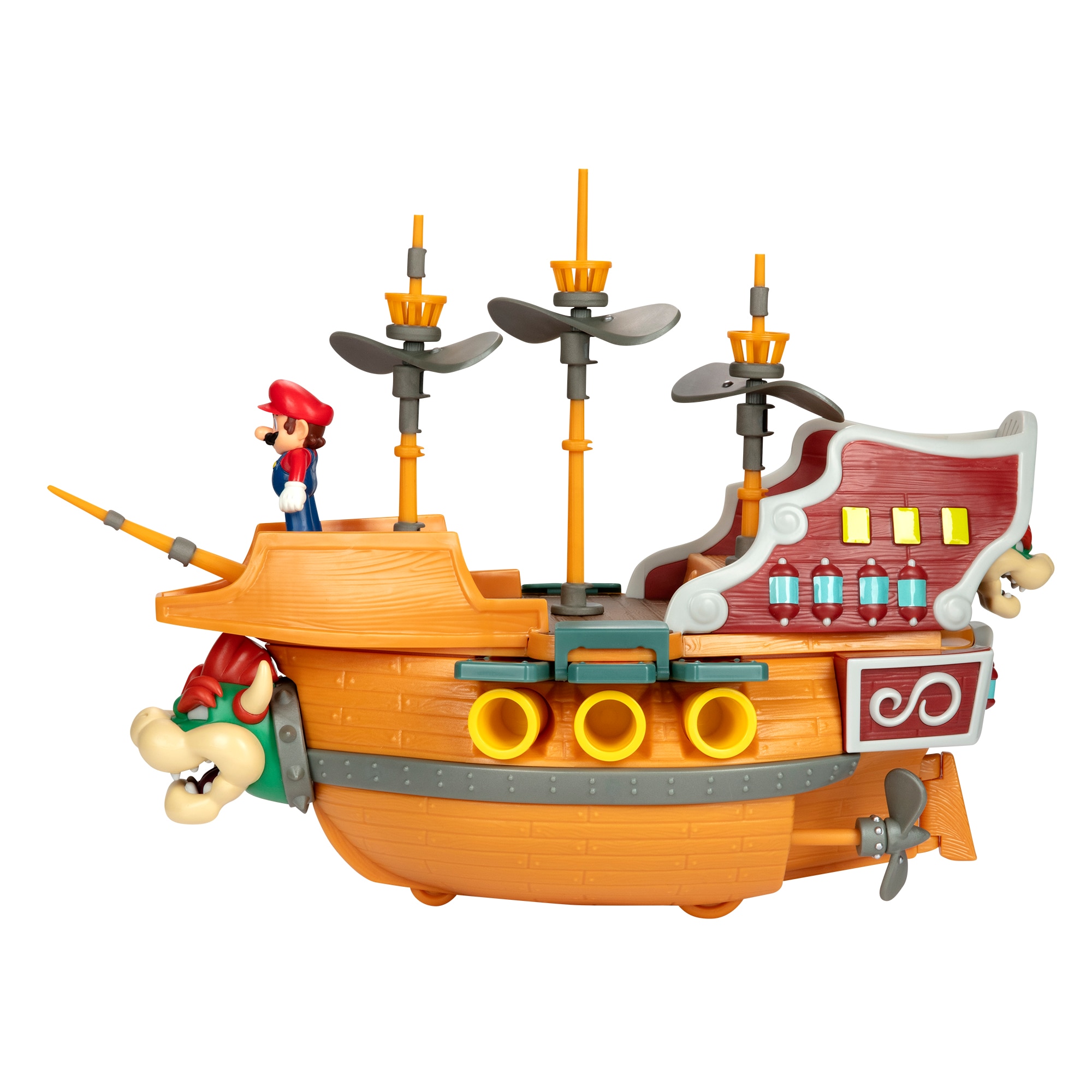Super Mario Aeronave Deluxe Bowser Playset 5