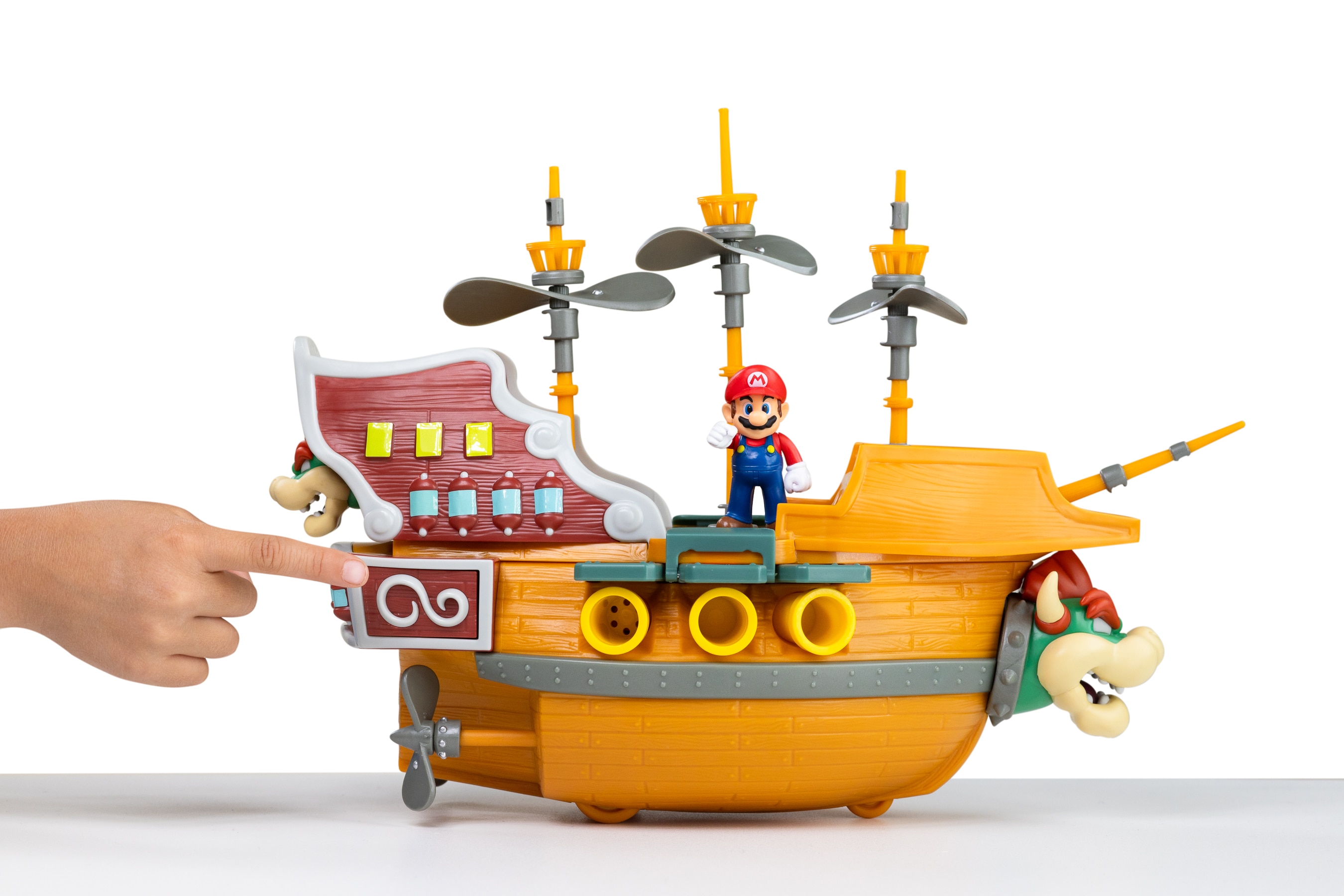 Super Mario Aeronave Deluxe Bowser Playset 6
