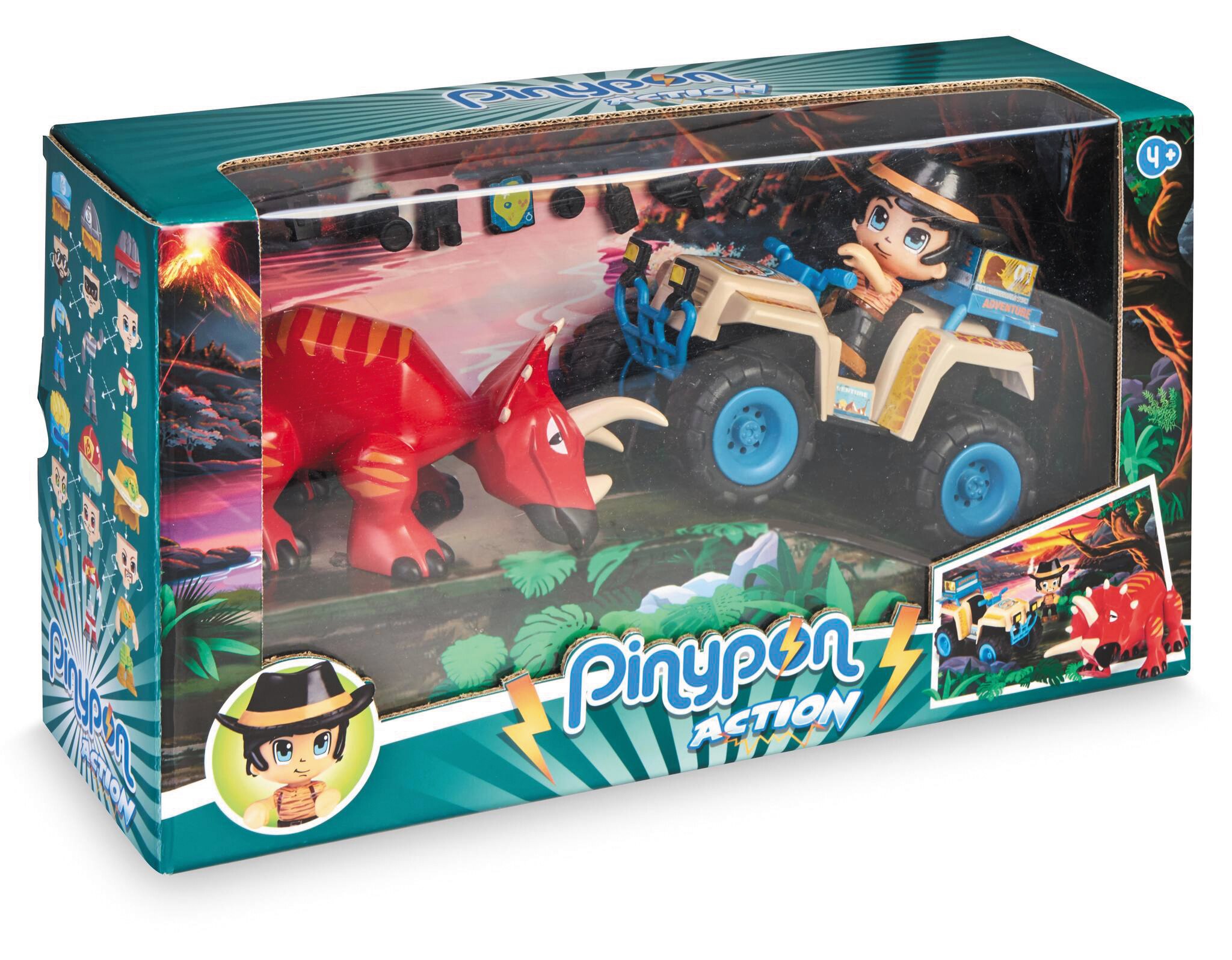 Pinypon Action. Wild. Quad con Dino 4