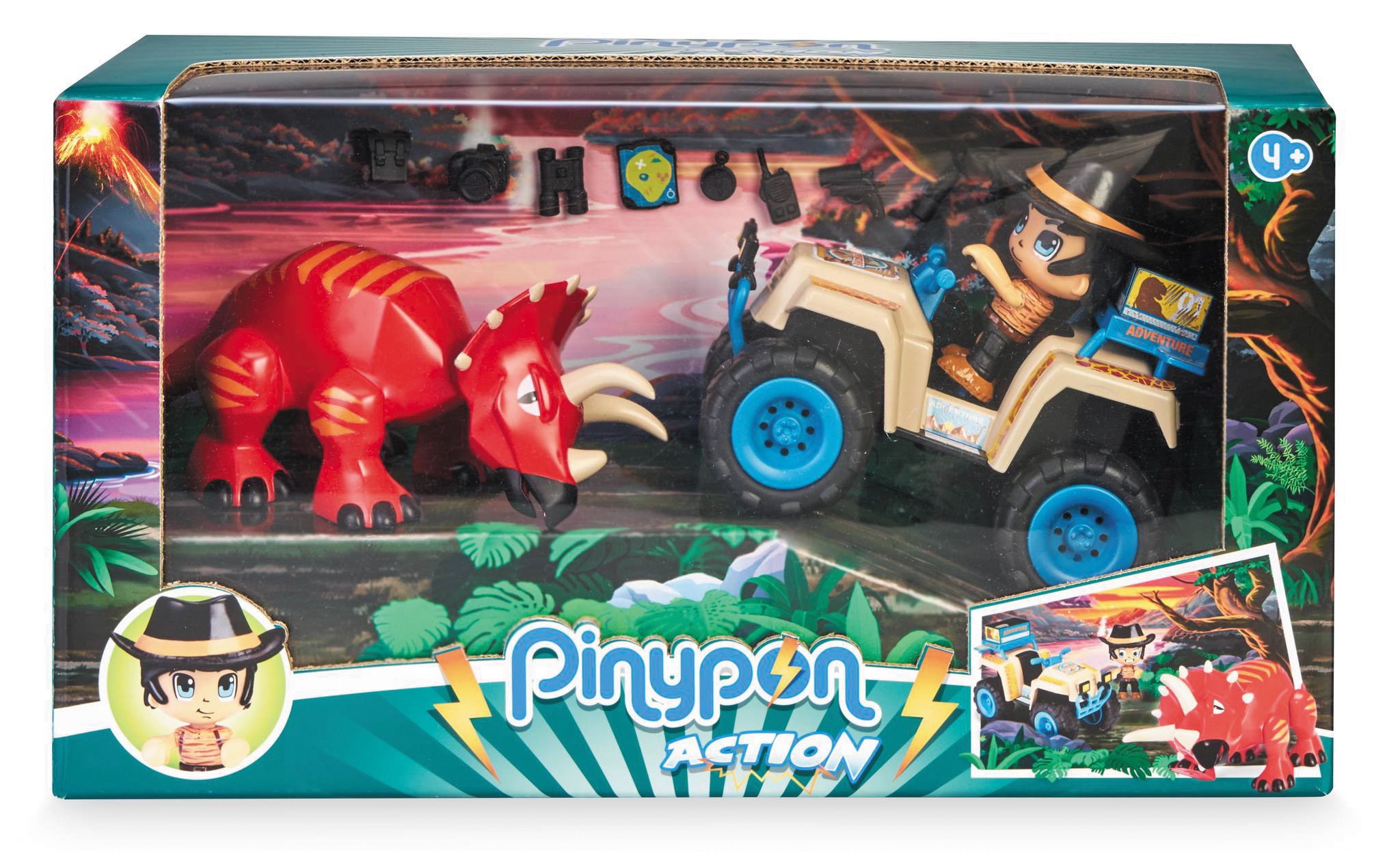 Pinypon Action. Wild. Quad con Dino 5