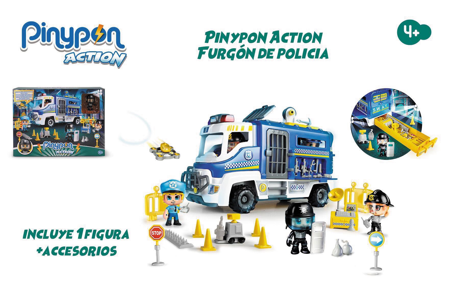 Pinypon Action Carrinha de Policía 4
