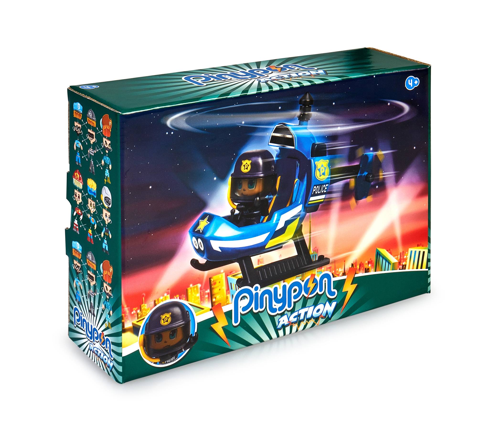 Vehículo helicóptero Mini Helicopter Pinypon Action 3