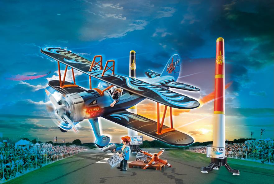 Avión Biplano Phoenix Playmobil Air Stunt Show 2