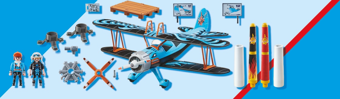 Avión Biplano Phoenix Playmobil Air Stunt Show 3