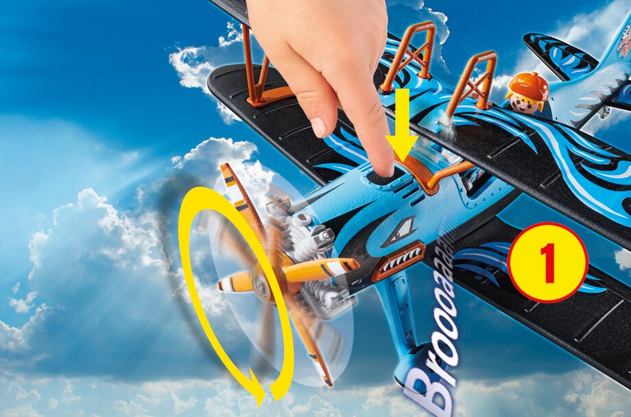 Avión Biplano Phoenix Playmobil Air Stunt Show 4