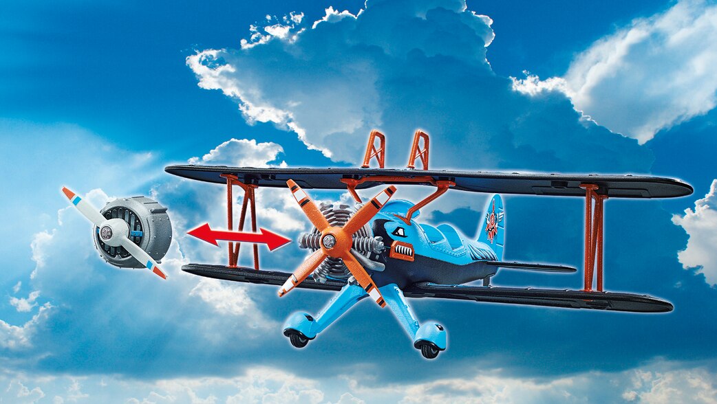 Avión Biplano Phoenix Playmobil Air Stunt Show 5