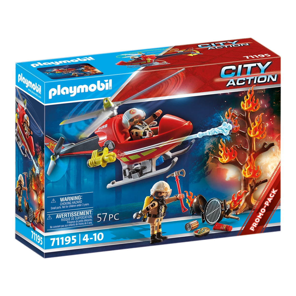 Helicóptero de Bomberos Playmobil City Action 1