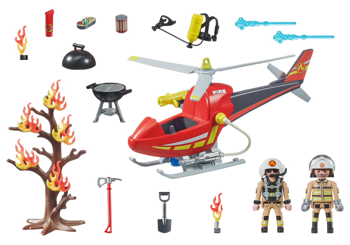Helicóptero de Bomberos Playmobil City Action 2