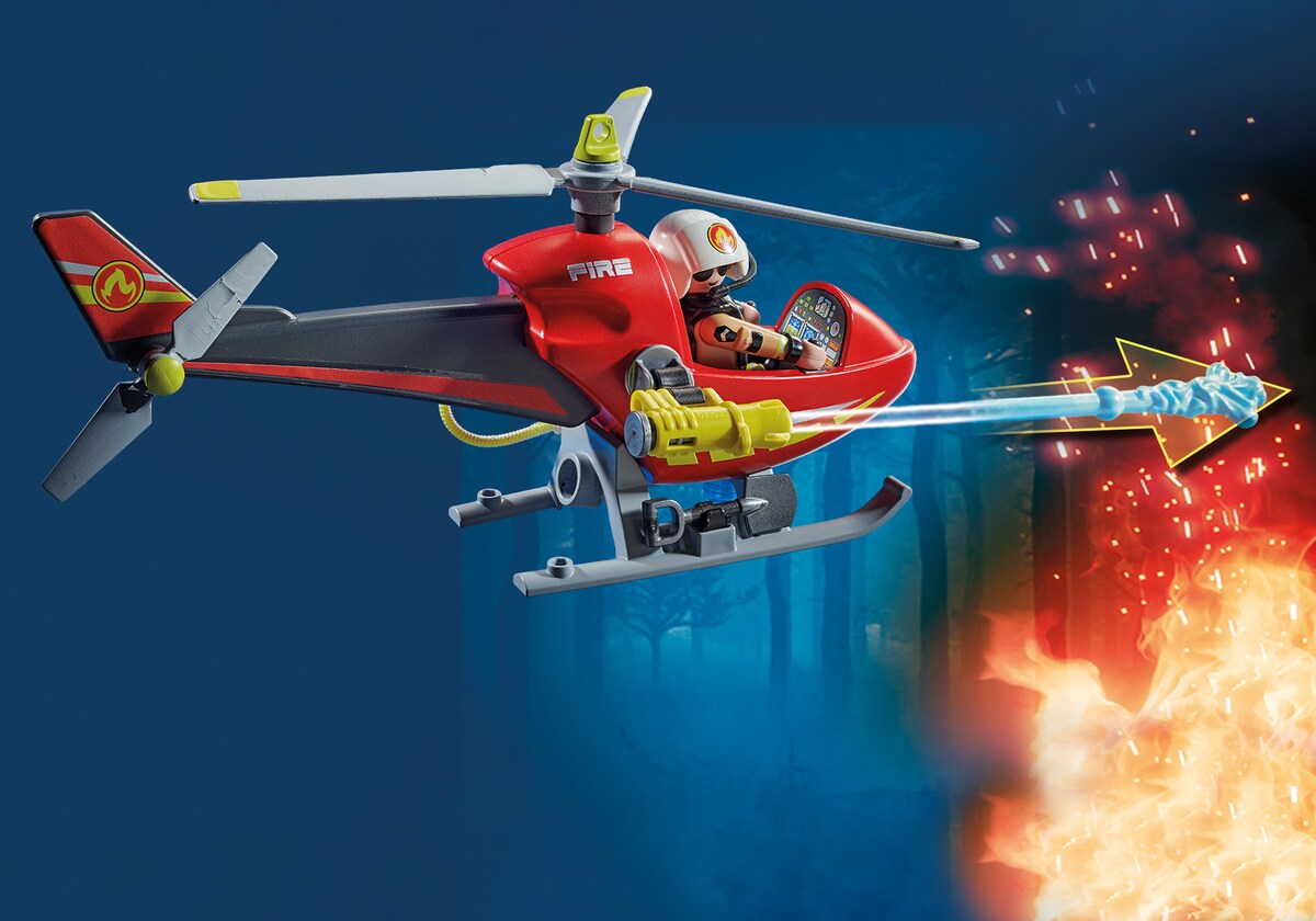 Helicóptero de Bomberos Playmobil City Action 6