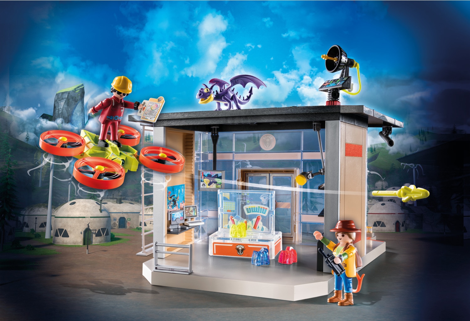 Set dragons Nine Realms: Icaris Lab Playmobil Dreamworks Dragons 2