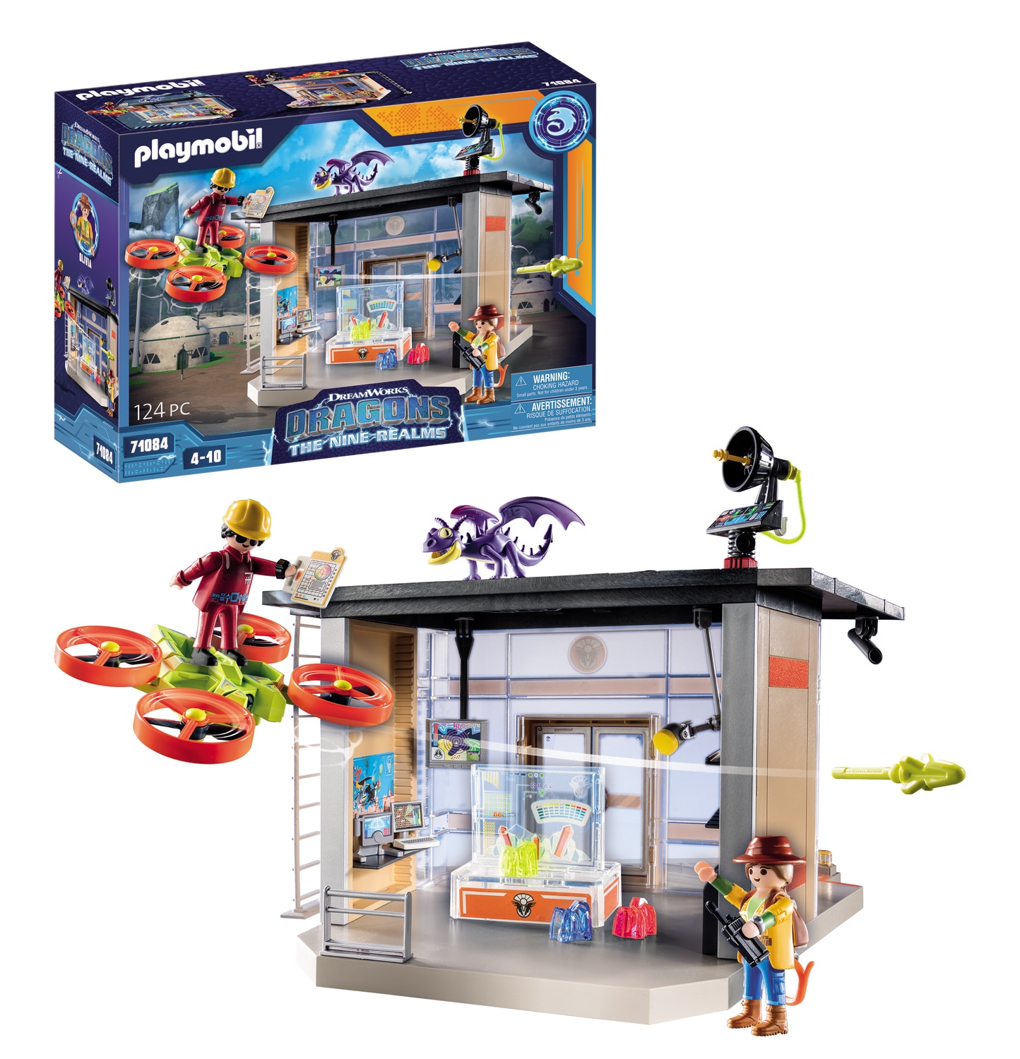 Set dragons Nine Realms: Icaris Lab Playmobil Dreamworks Dragons 4