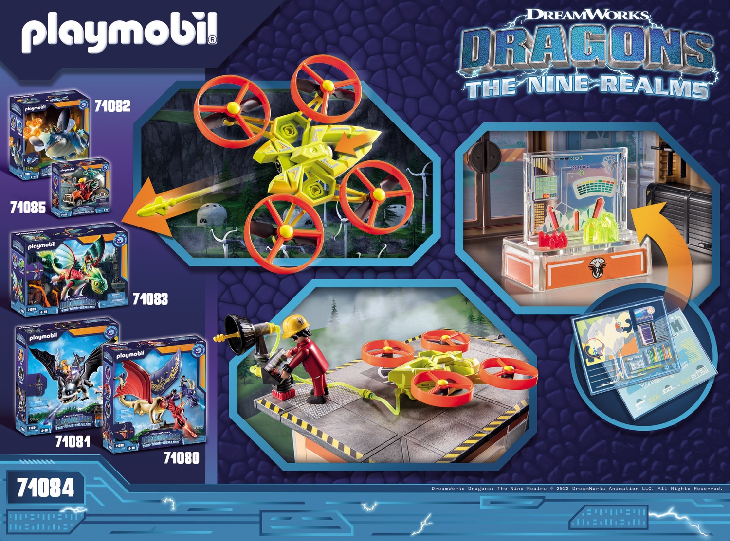 Set dragons Nine Realms: Icaris Lab Playmobil Dreamworks Dragons 5