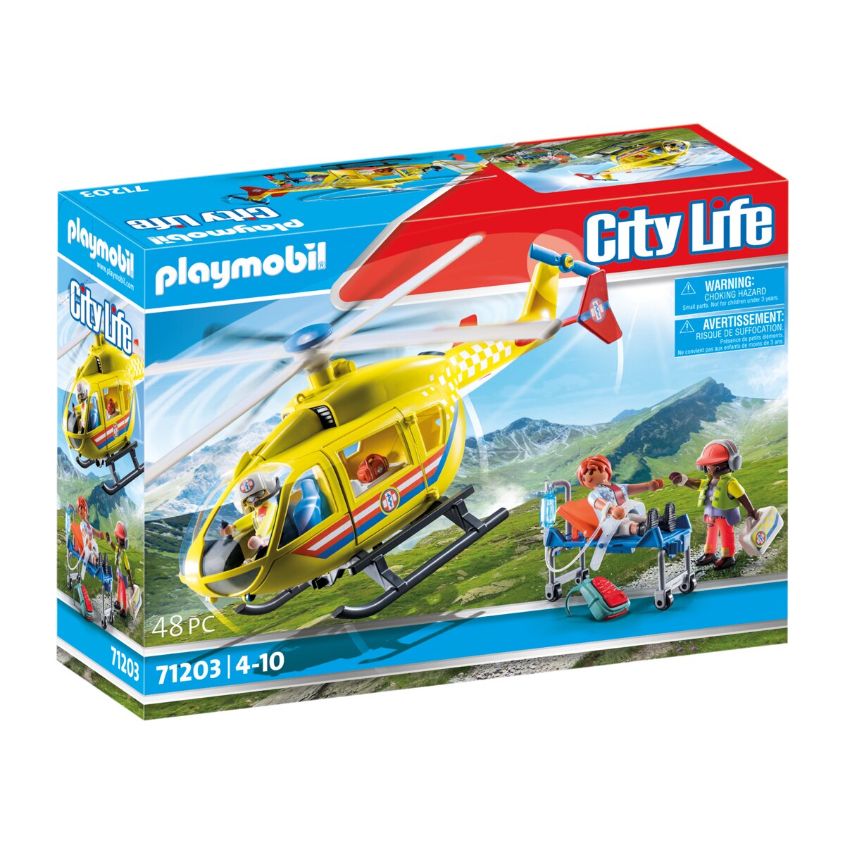 Playmobil – Helicóptero de rescate Playmobil City Life.