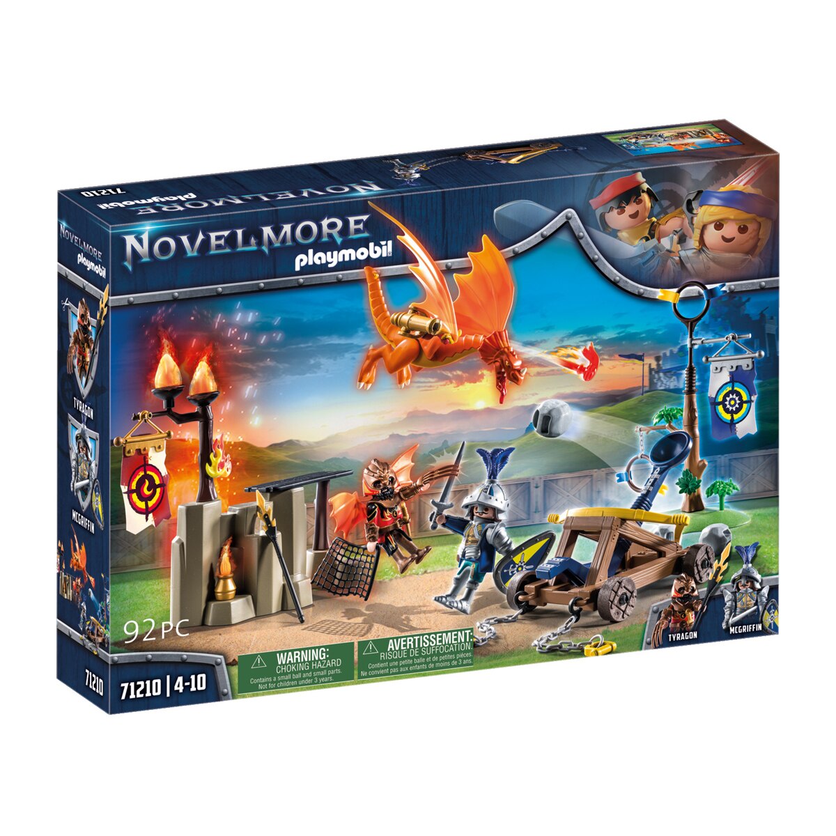 Zona de batalha Novelmore vs Burnham Raiders Playmobil Novelmore 1