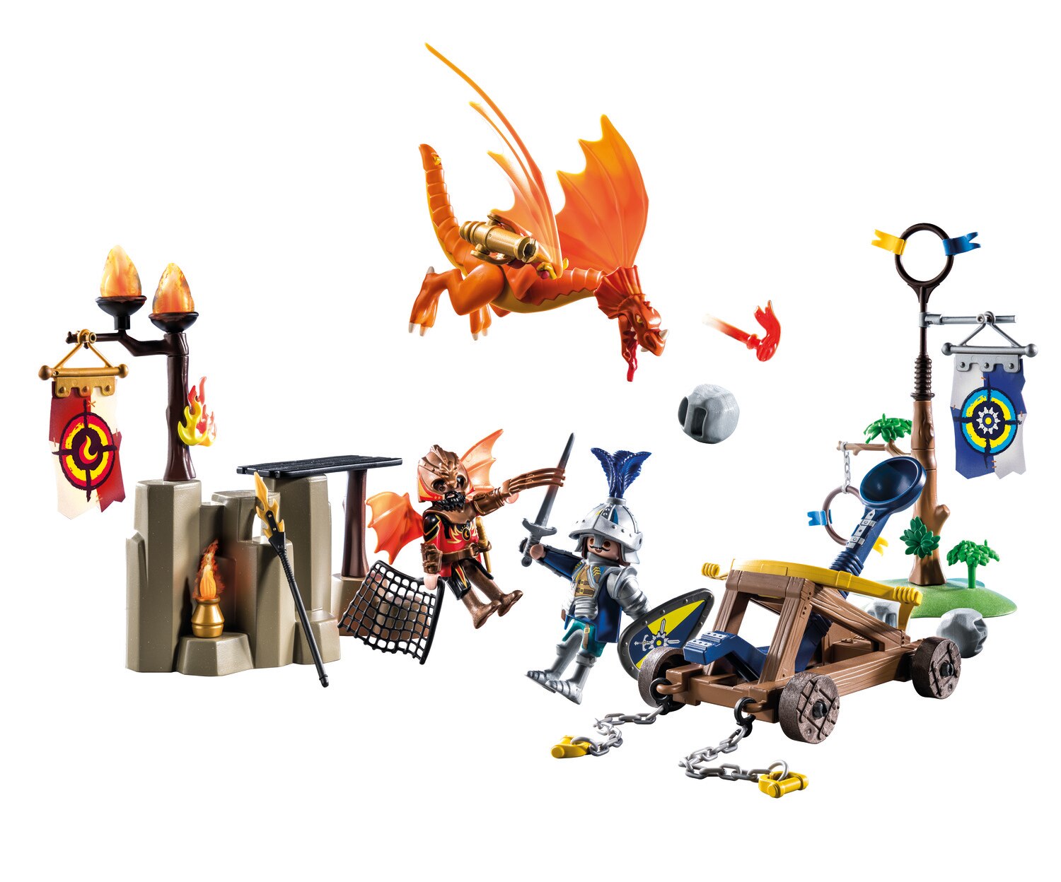 Zona de batalha Novelmore vs Burnham Raiders Playmobil Novelmore 3