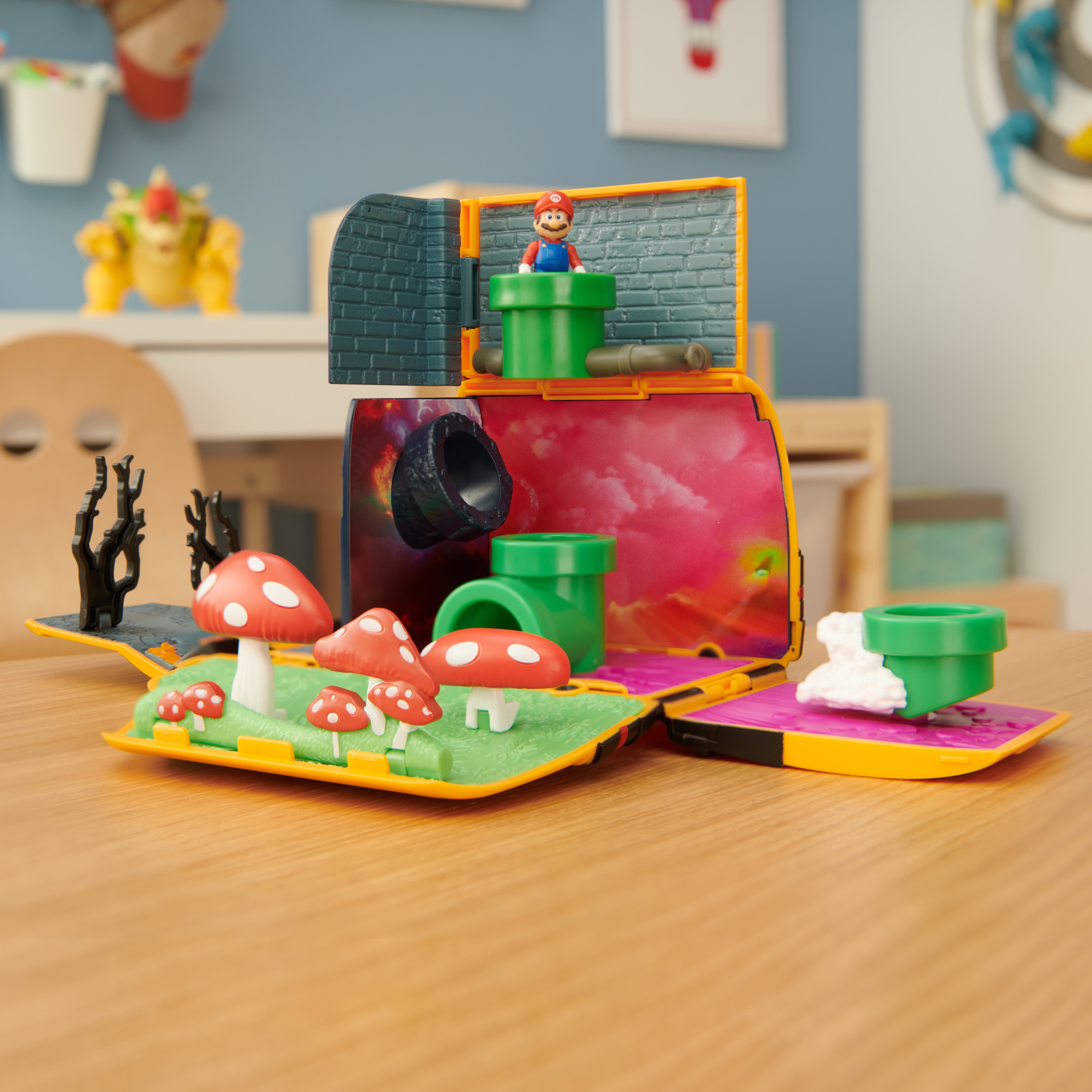 Mini Playset Básico & 1 Mini Figura Super Mario Bros La Película 9