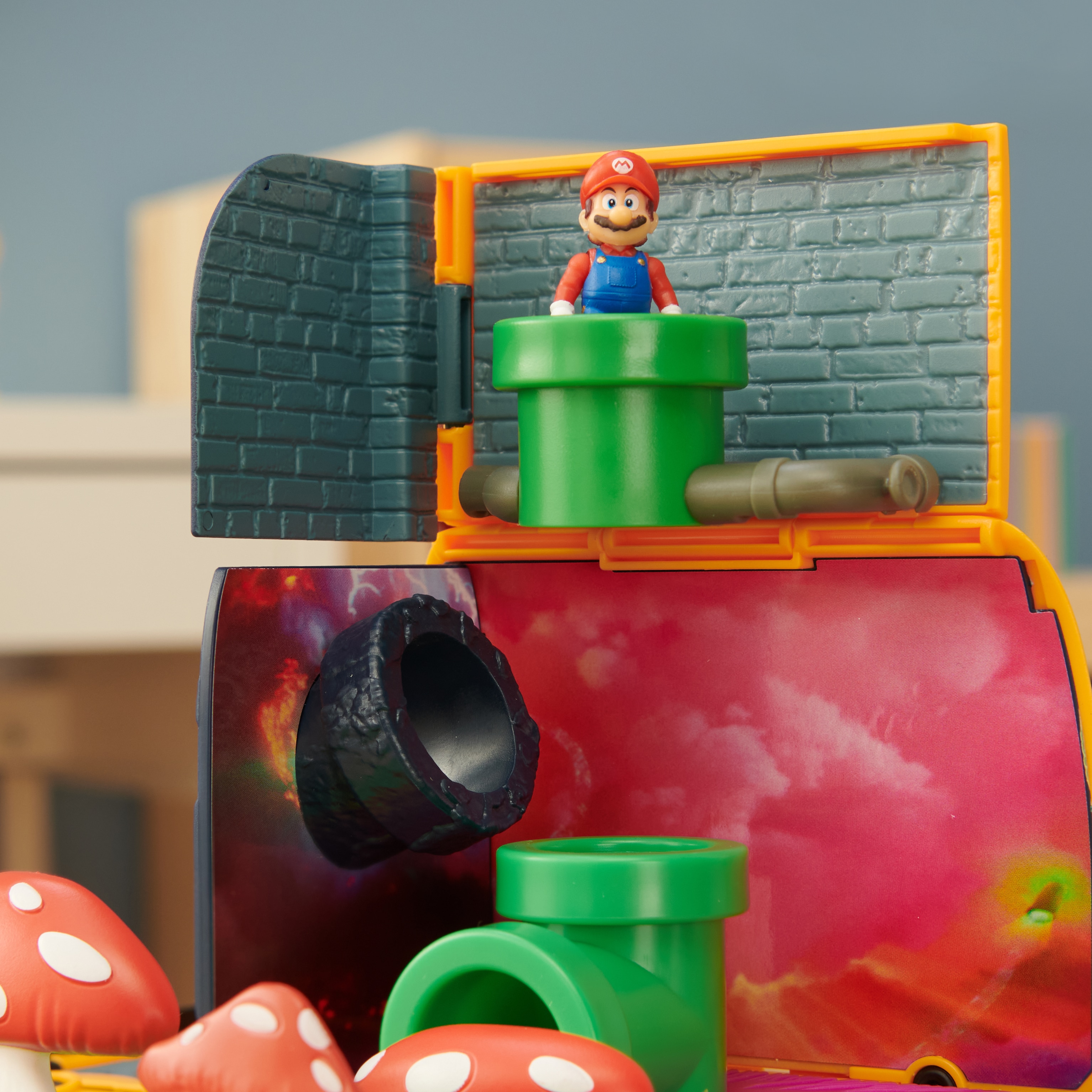 Mini Playset Básico & 1 Mini Figura Super Mario Bros La Película 11