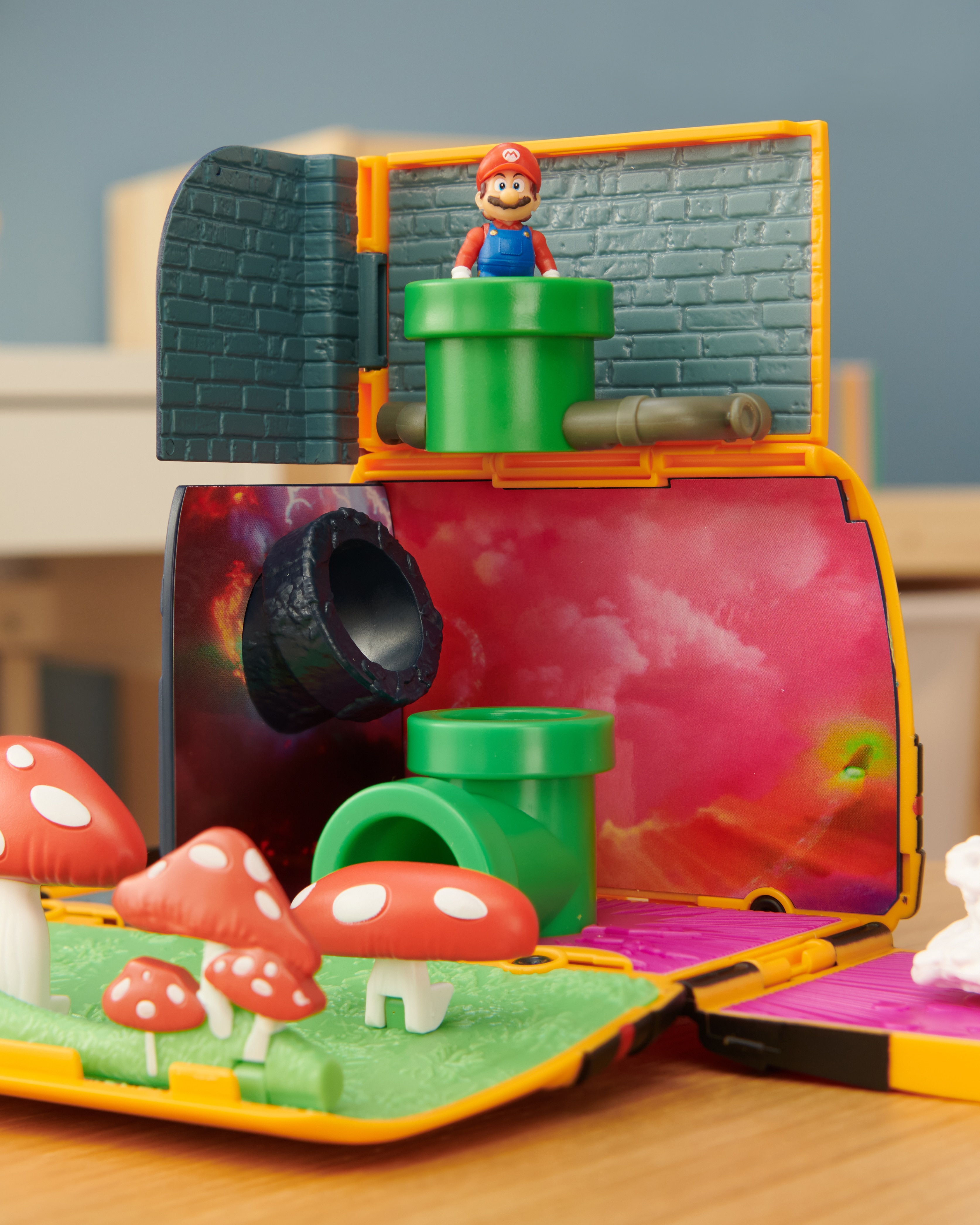 Mini Playset Básico & 1 Mini Figura Super Mario Bros La Película 16