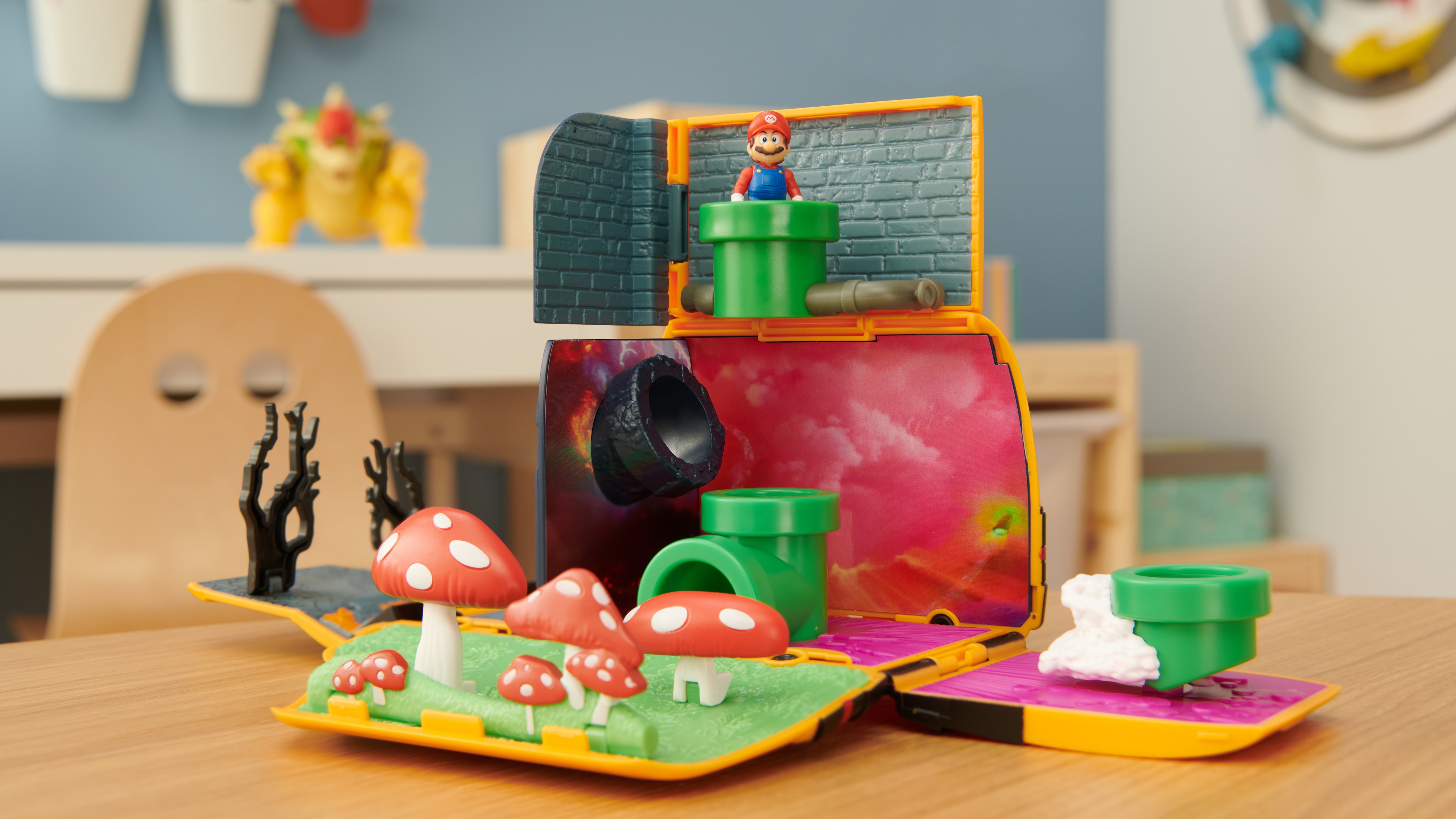 Mini Playset Básico & 1 Mini Figura Super Mario Bros La Película 21