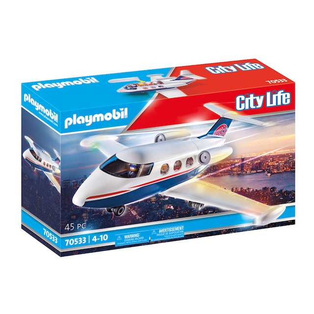Avión Jet Privado Playmobil City Life