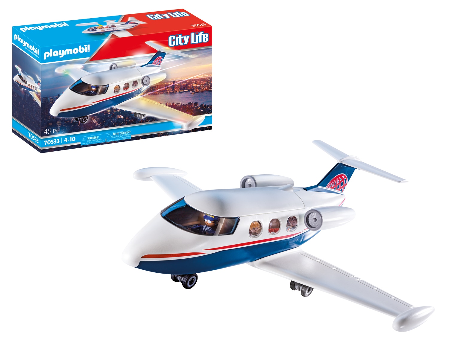 Avión Jet Privado Playmobil City Life 4