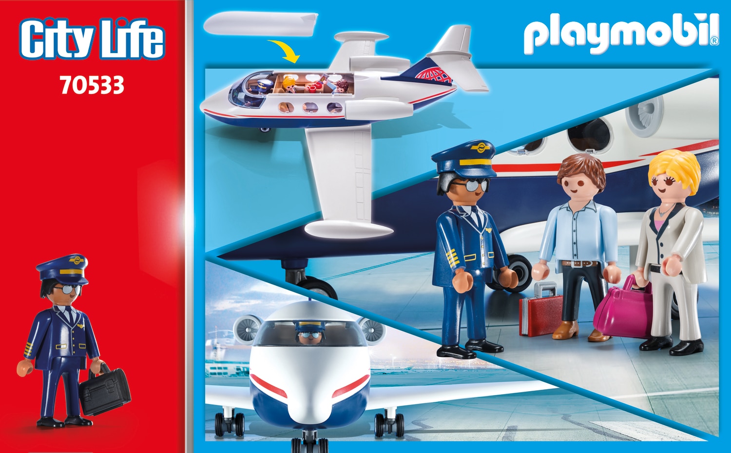 Avión Jet Privado Playmobil City Life 5