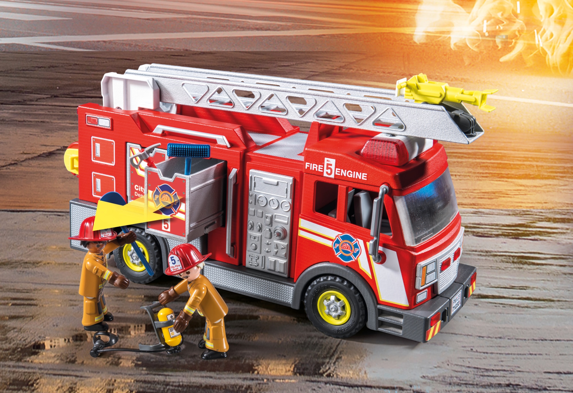 Camión de Bomberos Playmobil City Action 5