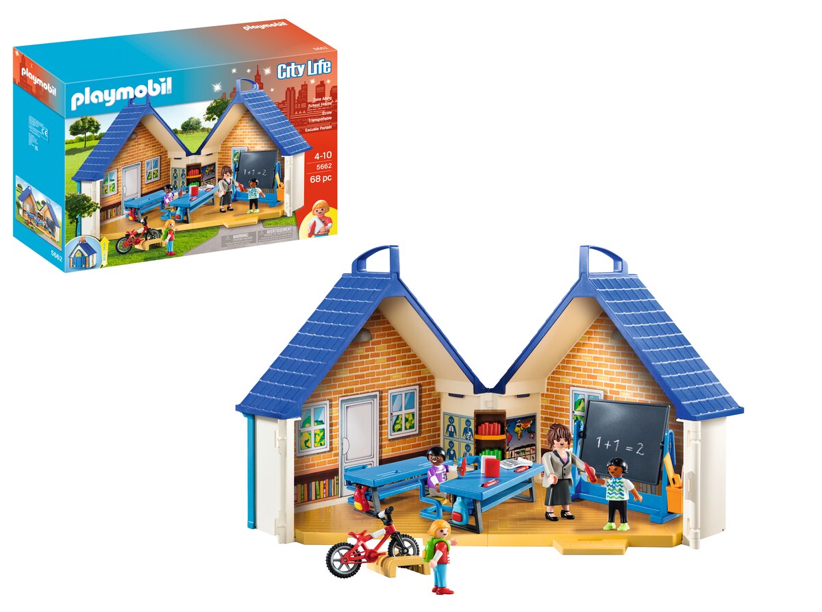 Playmobil School House Colegio Playmobil Infantil, Playmobil City Life