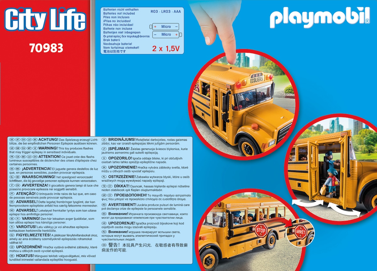 Autobús Escolar Playmobil City Life 7