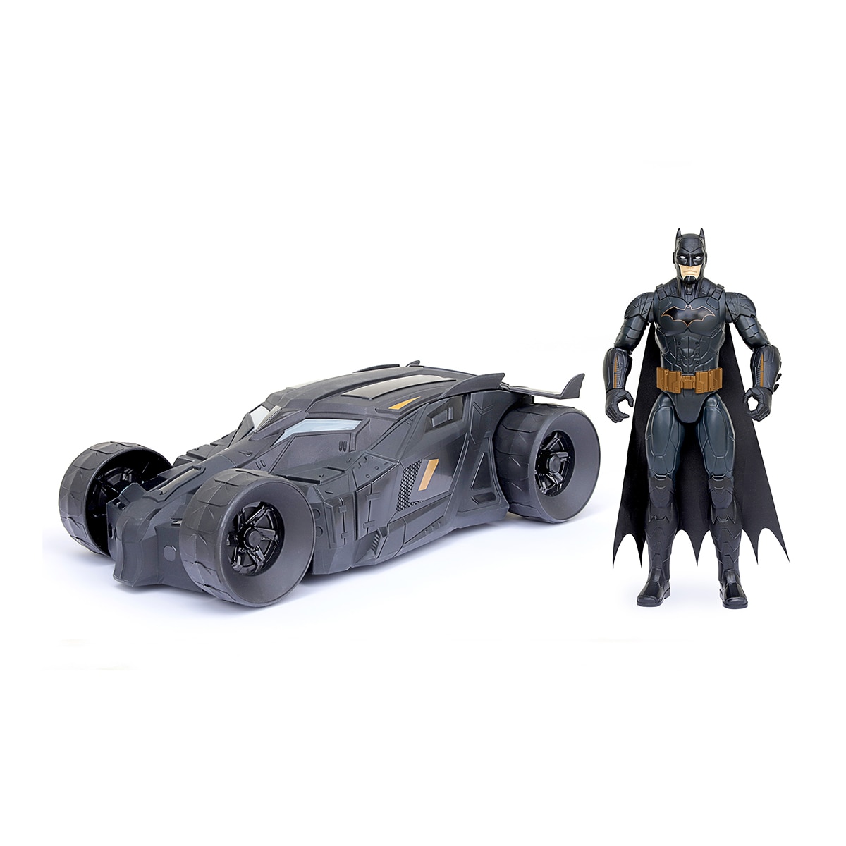 Set de Batman y Batimóvil, figura de acción de Batman de 30 cm Superhéroe DC Cómics 5