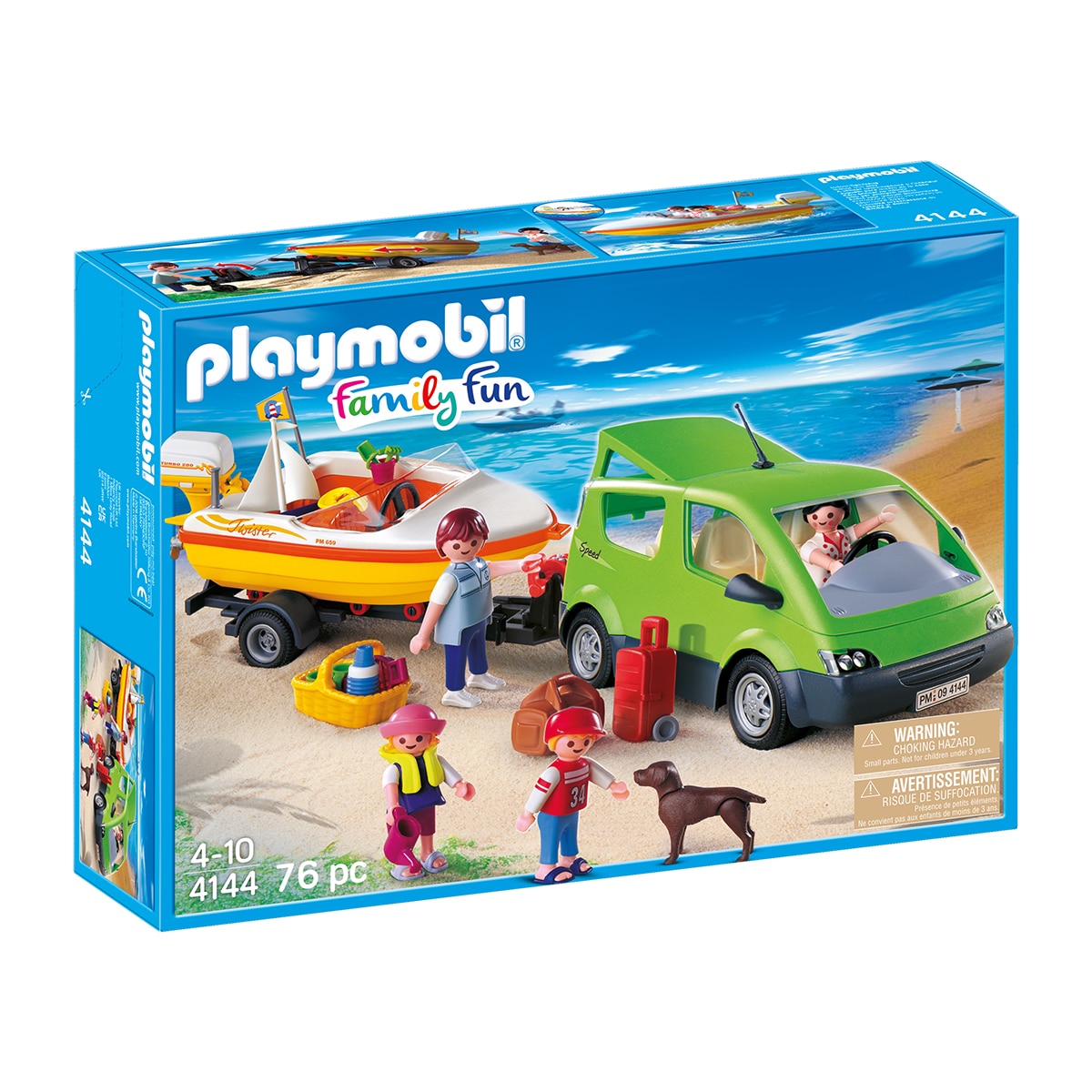 Coche Familiar con Lancha Playmobil Family Fun 1