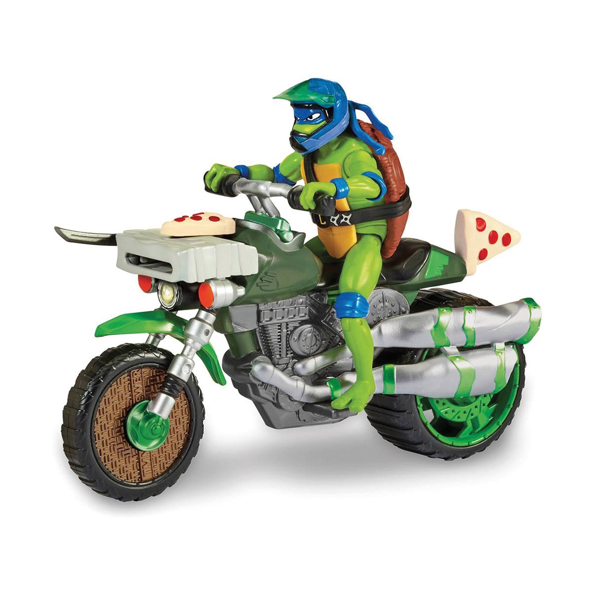 Famosa – Vehículo oficial con figura de Leonardo Tortugas Ninja Famosa.