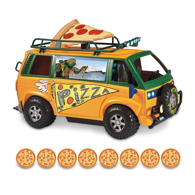 Vehículo Furgoneta Pizza Van Tortugas Ninja Famosa